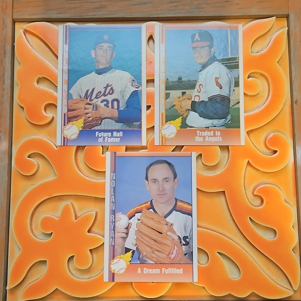 1991 Pacific Trading Cards Nolan Ryan 3 pack #1/#19/#44